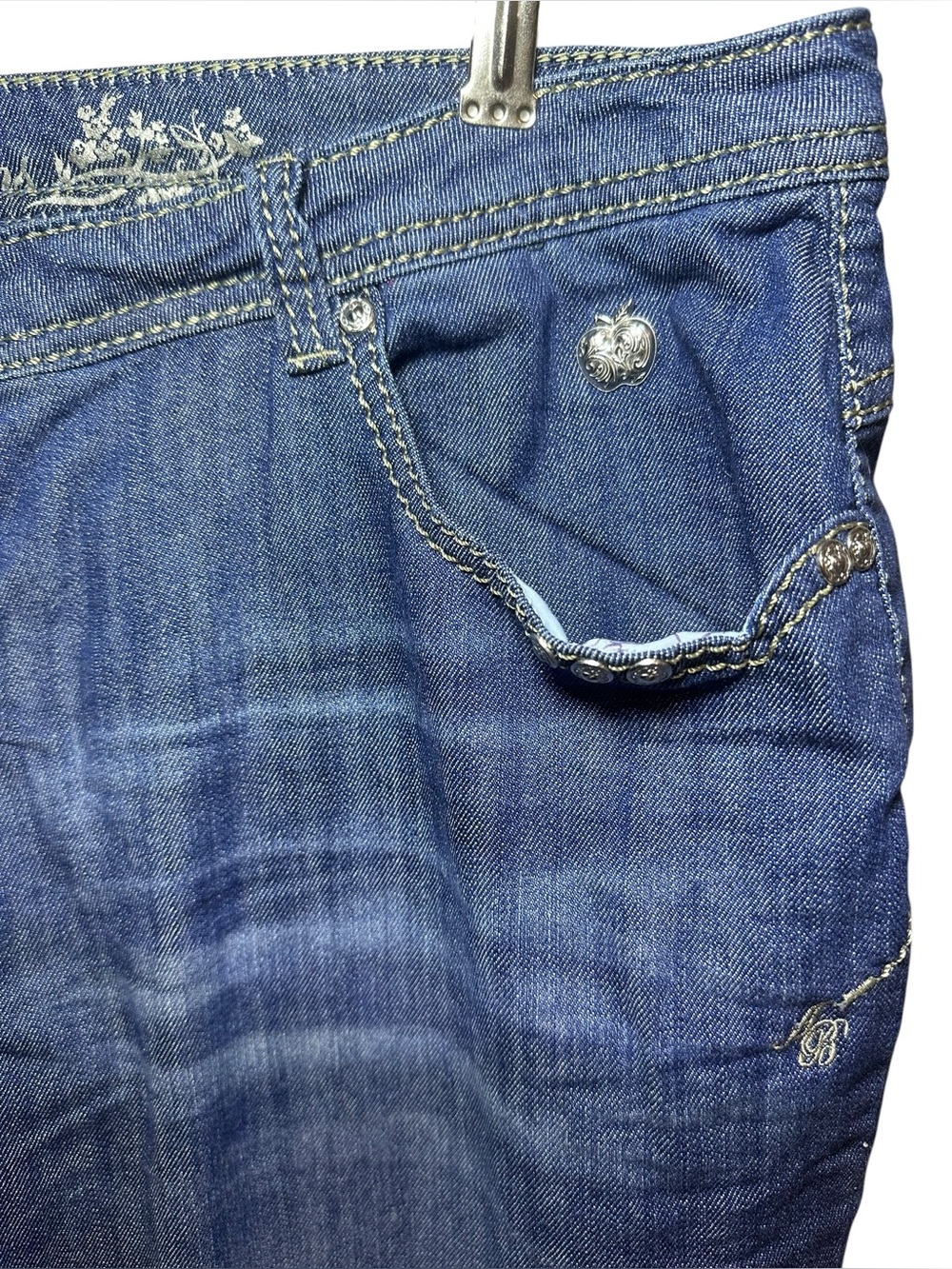 Apple Bottoms blue denim straight-leg jeans Women’s size 22 - Picture 4 of 11